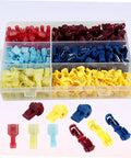 Badass 200 Piece Premium Heat Shrink Wire Terminal Kit Waterproof Marine Auto Crimp Weather Pack Connectors in color-coded case