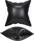 Winter Pool Pillow For Above Ground Pools 4 By 4 Feet Heavy Duty Air Pillow For Winterizing And Closing Premium Cover Float Thick Durable Ice Expansion Cushion That Protects Walls And Keeps Your Cover Elevated, black vinyl