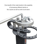Upper Bending Parts And Scroll Bending Attachment For UBM-30 Metal Bender Spare Parts Kit For Quick Repairs Durable Gray Finish Keeps Your Bending Machine Running Smooth installed on UBM-30