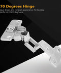 270 Degree Zinc Alloy Folding Hinge For Furniture Doors Built To Last With Slick Operation Non Removable One Piece Design