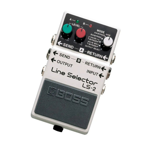 Line Selector And Power Supply Pedal For Guitars Quick Switch Between Stacks Of Amps And Effects Manage Two Line Loops And Power