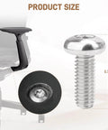 Armrest Screws For Zody Office Chair Replacement Hardware M6 16mm Size Pair Durable Alloy Steel Grade 12.9 next to armrest