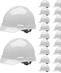 Cap Style Construction Hard Hat With Four Point Suspension Built Tough For Work OSHA And ANSI Z89 Compliant Class G And Class E
