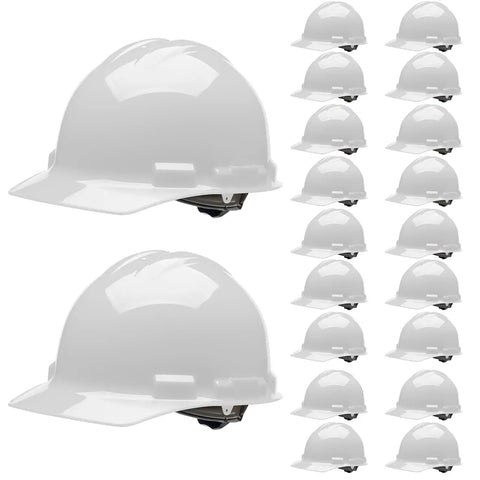 Cap Style Construction Hard Hat With Four Point Suspension Built Tough For Work OSHA And ANSI Z89 Compliant Class G And Class E