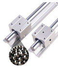 Top Tier 2 Pcs Sbr12 Linear Guide Rail Kit With 4 Bearing Blocks For Smooth 3D Printer And Cnc Machine Upgrades That Are Super Reliable And Precise, steel rail blocks