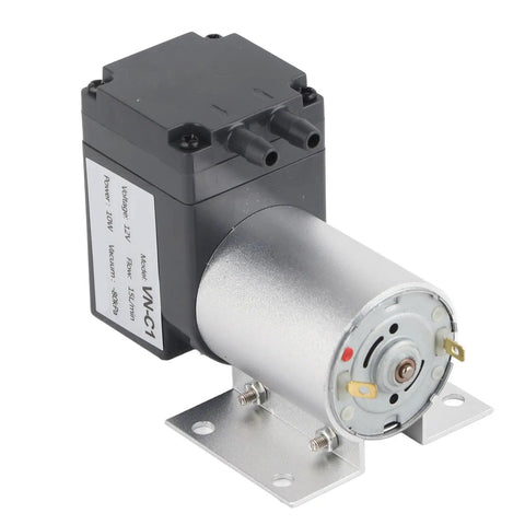 AKLOSIPY High Vacuum Suction Pump For Gas Maintenance Free With Stand - Powerful Micro Dc Motor Delivers -80Kpa Perfect For Analysis Sampling And Instrumentation Tasks Effortlessly