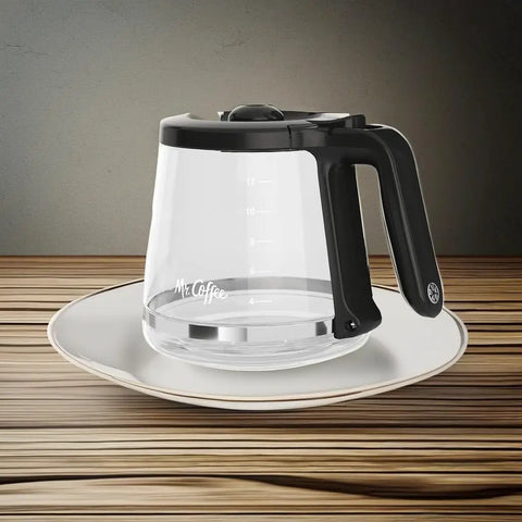 Replacement Glass Carafe For 12 Cup Coffee Makers Compatible With LMX TP MMX MSX Series Easy Pour Spout With Cup Markings