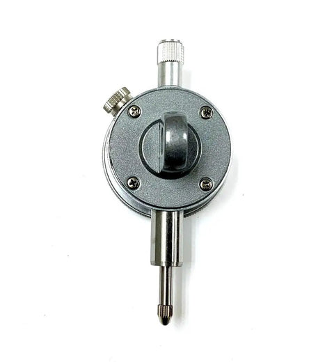 AGD Group 1 Dial Indicator 0 To.250 Inch, Three Eighths Inch Stem, Satin Chrome Finish, Jeweled Movement, Hardened Stainless Steel Rack And Contact Point, One And A Half Inch Dial Face, Lug Back, Reading 0 To 100,.001 Inch Graduation