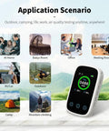 Portable CO2 Monitor And Sensor With Real Time CO2 Temperature Humidity And Pressure Three In One Air Quality Meter in use scenarios