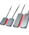 Rectangular Through-Beam Fiber Optic Sensor with Metal Sheath for Area Detection, Light Curtain Amplifier, Pro Grade Industrial Sensing