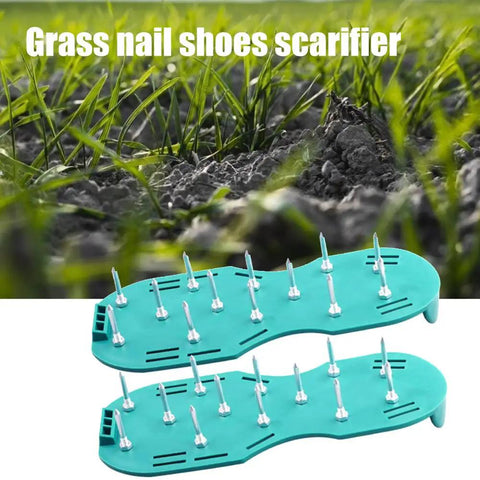 One Size Fits All Lawn Aerator Shoes With Spikes For Lawn Care And Patio Pro Grade Durable Polypropylene Build on grass
