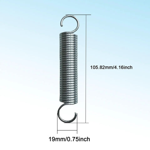 Heavy Duty Recliner Tension Spring 2 Pack Premium Replacement For Lane 7007, 4.16 inch steel coil spring detail image.