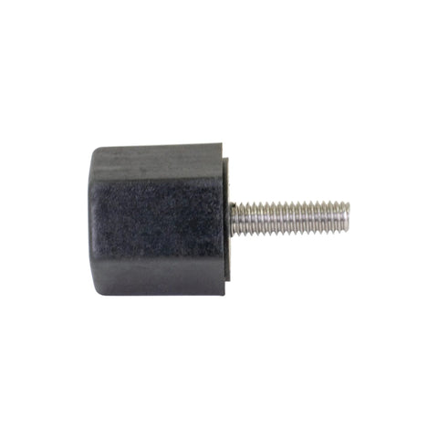 Five Pack Aftermarket Black Thumbscrews For Ice Machines DCM F KM KML FS Series 415949G11 Replacement Hardware shown in side view