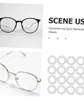 Metal Flat Washers For Eyeglasses Replacement Gaskets Rimless Glasses Quick Repair Kit, images of glasses and washers