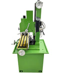 Jaryannix 1.5Kw Benchtop Mill Drill With Brushless Motor And 3-Axis Digital R8 Spindle Taper For Precision Metalworking and steady high torque performance in small shop settings, side view.