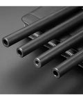 25mm Round Low Carbon Steel Pipe For Welding And Hydraulic Systems Seamless Workhorse Tubing With Phosphated Black Finish, side view