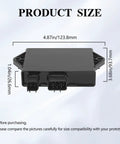Ignition CDI Module Box For ATV YFM 350 Warrior And Raptor 350 2002-2013 Beefed-Up Replacement Igniter with dimensions shown