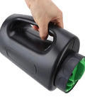 2L Handheld Seed Spreader Fertilizer And Salt Dispenser For Lawns Gardens And Grass Care with wide mouth and ABS material