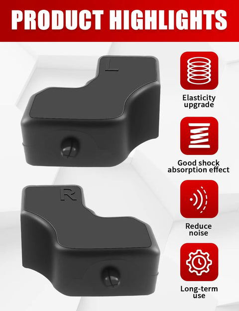 Beefed Up Tailgate Top Rubber Bumper Cushion And Bushing For Ford F250 F350 F450 F550 Super Duty 2017 2018 2019 2020 2021 2022