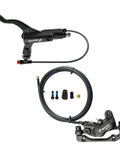 4 Piston Hydraulic Disc Brake Set For E Bike And MTB With Power Off Sensor Prebled Aluminum Lever And Caliper Front View
