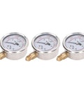 Top Rated High Pressure Tester Kit With Easy Install Flexible Tube And 8 Couplings For Excavators Pump Testing Up To 60MPa Gauge Accuracy, three pressure gauges