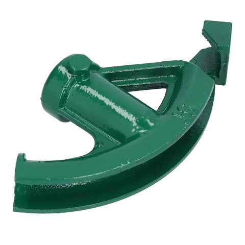 Heavy Duty Cast Iron Manual Pipe Bender for Conduit And Thin Metal Tubes, green, 90-180° angle, durable design for precise bends.
