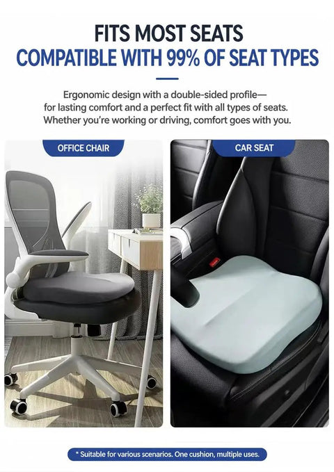 Premium Car Seat Cushion Height Boost For Mini John Cooper Works Electric 2025 And Most Vehicles in office chair and car seat views.