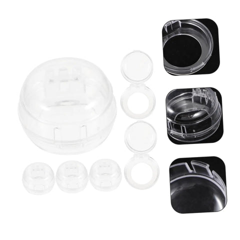 Transparent Kid Proof Gas Stove Knob Safety Covers Easy Install Multi Function Appliance Guard