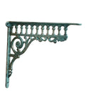 Wall Mount Shelf Bracket With Roman Column Triangle Structure For Dope Space Saving Storage, Vintage Industrial Style, Heavy Duty Floating Shelf