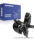 Front Steering Knuckle And Wheel Bearing Hub Assembly Replacement For 1998 To 2010 Volkswagen Beetle And 2010 Golf Left Side