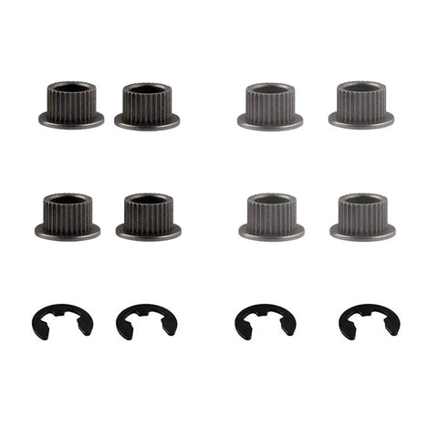 Door Hinge Pin And Bushing Repair Kit Zinc Plated Steel Beefed Up Heavy Duty Replacement For Chevy GMC Fullsize Trucks And SUVs 1988 To 2002 Includes 4 Pins 8 Bushings And 4 E Ring Clips Easy Install, 8 bushings and clips