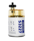 Marine Outboard Fuel Filter Water Separator with Clear Bowl Assembly Replacement for Outboard Motors 10 Micron