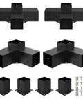 Heavy Duty Pergola Kit With 3 Way Corner Brackets For DIY Gazebo Hardware Kit For Patio Backyard Outdoor Use Weather Resistant Sturdy Construction