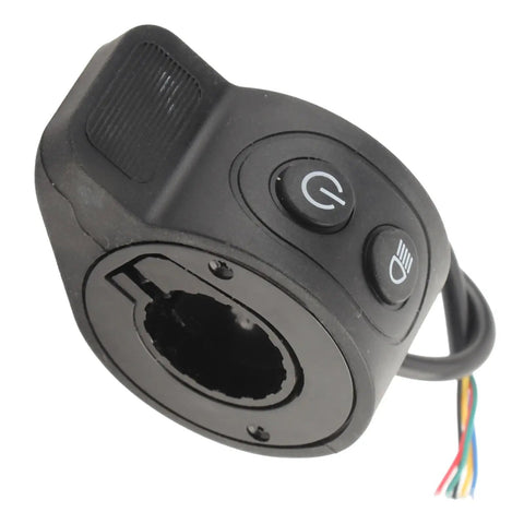 Thumb Throttle Booster For Electric Scooters With Hall Sensor, Smooth Acceleration, Easy Install Replacement Accelerator, Finger Trigger Speed Control With Integrated Switch, Slick ABS Build