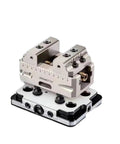 Boss Level Heavy Duty Five Axis Self Centering Vise With Knockout Clamping Grip Pro Shop Machining Fixture For Workbench and Precision DIY Builder Projects