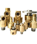 1.5 Inch Rotating Joint With No Leak Brass Seals For 360 Degree Smooth Rotation, Keeps Hose From Kinking, Built Tough DN40 Port, Heavy Duty High Pressure Connector, Easy Install, Long Lasting Brass Construction, brass rotating joints
