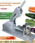 Heavy Duty Semi Automatic Vegetable Strapping Machine For PE PVC Film with solid metal design for quick strapping.