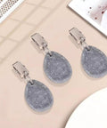 4 Pack Tablecloth Weights Hangers Stone And Metal Drop Weights Clips For Outdoor Picnics And Banquets Heavy Table Cover Clips To Prevent Slippage Gray