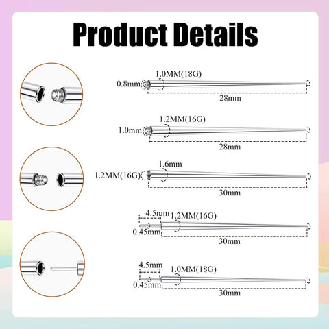 Dimensions and parts of Piercing Ball Grabber Reacher Tool with Pro Grade Stainless Steel, showing various sizes and specifications.