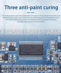 Close-up of Rock Solid 10S 36V 50A Lithium Ion Battery Management Board with smart balance wiring and components.
