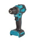 Heavy Duty Cordless Drill Driver Delivers Kickin Torsion Power Dual Speed Settings Built In Led Lamp And Grippy Ergonomic Handle For Tough Wood Tile Steel Jobs, side view.