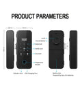 Straight Up Tuya WiFi Smart Fingerprint Lock For Wooden And Glass Doors With App Remote Control features, keypad, and fingerprint reader.