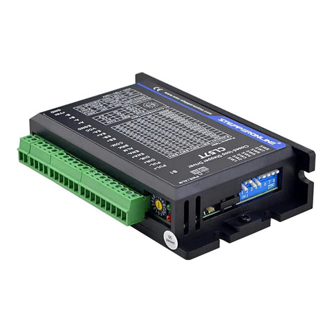 STEPPERONLINE closed-loop stepper driver V4.1 0-8A 24-48VDC with green terminal block