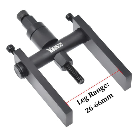 Motorcycle bearing extractor tool with adjustable arms for 10 Piece Motorcycle Bearing Extractor And Puller Tool Kit For 8 To 25 Mm Bearings