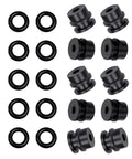 5-piece black side seals kit with O-rings for Fusion Air Purge AP spray gun