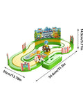 Motion Tracking Racetrack Toy With Wristband Sensors Two Player Competitive Racing For Kids And Parents Realistic Sprint Response And Epic Family Play Movement Logs And Accurate Sensor Feedback To Keep Every Race Exciting, 54.6x35x14.5cm