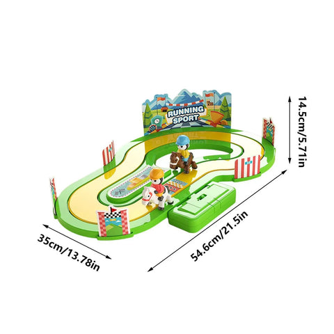 Motion Tracking Racetrack Toy With Wristband Sensors Two Player Competitive Racing For Kids And Parents Realistic Sprint Response And Epic Family Play Movement Logs And Accurate Sensor Feedback To Keep Every Race Exciting, 54.6x35x14.5cm