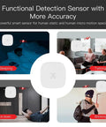 Dope Zigbee MmWave 5.8 GHz Presence Sensor With Motion Detection Radar Tech for smart home automation in various scenes