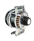Premium Grade Automotive Alternator Dead Easy Direct Swap Fix Hella Reliable Power Boost For Flickering Dash Warning Lights And Weak Starter Cranks Compatible With L33G-18-300 close view showing shiny metal finish and detailed components