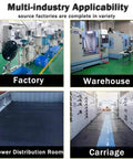 Heavy Duty Insulating Rubber Electrical Safety Mat Built Like A Tank For Real Deal High Voltage Protection And Slip Resistant Flooring in factory and warehouse settings.